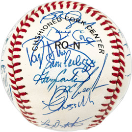 1986 New York Mets Team Autographed Official NL Baseball With 31 Signatures Including Gary Carter PSA/DNA #W03533