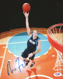 Nick Fazekas Autographed 8x10 Photo Dallas Mavericks PSA/DNA #S40260