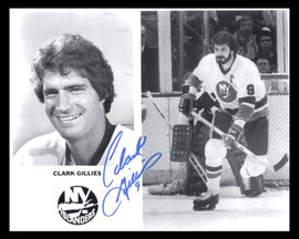 Clark Gillies Autographed 8x10 Photo New York Islanders SKU #247308