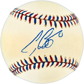 Craig Biggio Autographed Official 1995 All Star Game Logo Baseball Houston Astros Beckett BAS QR #BR51052