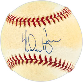Nolan Ryan Autographed Official AL Baseball Texas Rangers, New York Mets Beckett BAS QR #BR51155