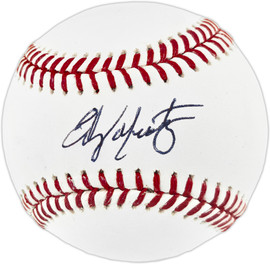 Edgar Martinez Autographed Official MLB Baseball Seattle Mariners MCS Holo #63559