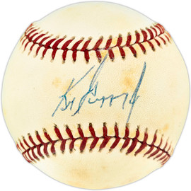 Ken Griffey Jr. Autographed Official AL Baseball Seattle Mariners Vintage Rookie Era Signature Beckett BAS QR #BR51108
