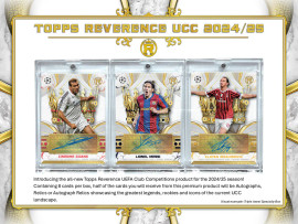 2024/25 Topps UEFA Club Competitions Reverence Soccer Hobby Box Stock #251019
