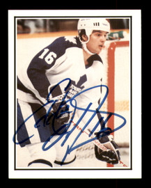 Ed Olczyk Autographed 1987-88 Kellogg Card #16 Toronto Maple Leafs SKU #251105