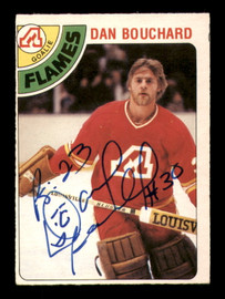 Dan Bouchard Autographed 1978-79 O-Pee-Chee Card #169 Atlanta Flames SKU #251405