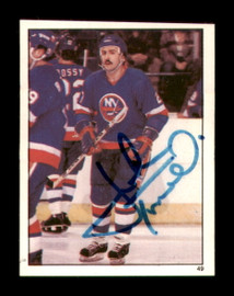 John Tonelli Autographed 1982-83 Topps Stickers Card #49 New York Islanders SKU #251441