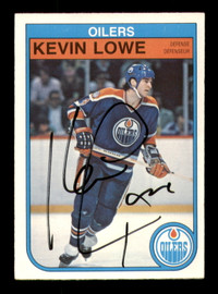 Kevin Lowe Autographed 1982-83 O-Pee-Chee Card #113 Edmonton Oilers SKU #251931