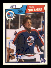 Doug Soetaert Autographed 1983-84 O-Pee-Chee Card #391 Winnipeg Jets SKU #252029