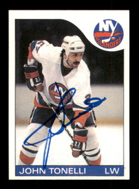 John Tonelli Autographed 1985-86 Topps Card #41 New York Islanders SKU #251115