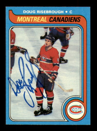 Doug Risebrough Autographed 1979-80 Topps Card #13 Montreal Canadiens SKU #251262