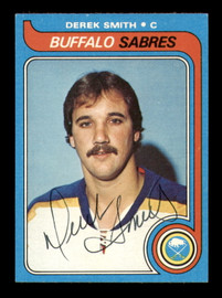 Derek Smith Autographed 1979-80 Topps Card #89 Buffalo Sabres SKU #251298