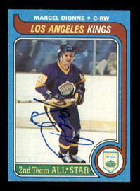 Marcel Dionne Autographed 1979-80 Topps Card #160 Los Angeles Kings SKU #251326