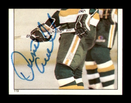 Dino Ciccarelli Autographed 1983-84 Topps Stickers Card #119 Minnesota North Stars SKU #251503