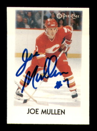 Joe Mullen Autographed 1987-88 O-Pee-Chee Minis Card #29 Calgary Flames SKU #251697