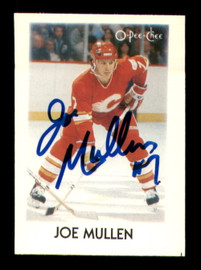 Joe Mullen Autographed 1987-88 O-Pee-Chee Minis Card #29 Calgary Flames SKU #251700