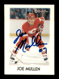 Joe Mullen Autographed 1987-88 O-Pee-Chee Minis Card #29 Calgary Flames SKU #251701