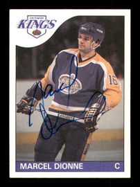 Marcel Dionne Autographed 1985-86 Topps Card #90 Los Angeles Kings SKU #251140