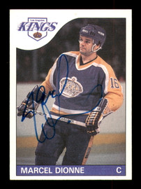 Marcel Dionne Autographed 1985-86 Topps Card #90 Los Angeles Kings SKU #251142