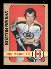 Don Marcotte Autographed 1972-73 O-Pee-Chee Card #219 Boston Bruins SKU #251176