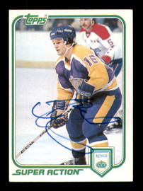 Marcel Dionne Autographed 1981-82 Topps Card #125 Los Angeles Kings SKU #251423