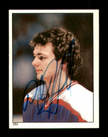 Dale Hawerchuk Autographed 1983-84 Topps Stickers Card #282 Winnipeg Jets SKU #251584