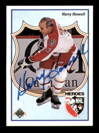 Harry Howell Autographed 1990-91 Upper Deck Card #511 New York Rangers SKU #251653