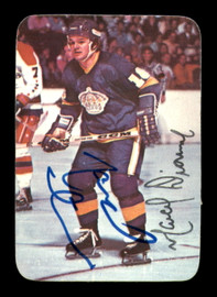 Marcel Dionne Autographed 1976-77 Topps Glossy Card #4 Los Angeles Kings SKU #251656