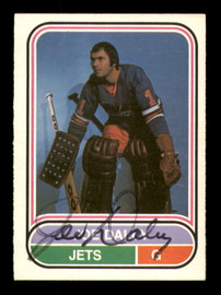 Joe Daley Autographed 1975-76 O-Pee-Chee WHA Card #101 Winnipeg Jets SKU #251840