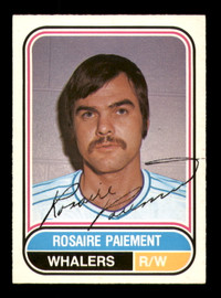 Rosaire Paiement Autographed 1975-76 O-Pee-Chee WHA Card #106 Hartford Whalers SKU #251849