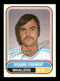 Rosaire Paiement Autographed 1975-76 O-Pee-Chee WHA Card #106 Hartford Whalers SKU #251852