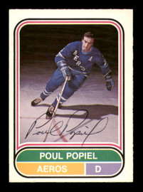 Poul Popiel Autographed 1975-76 O-Pee-Chee WHA Card #120 Houston Aeros SKU #251866