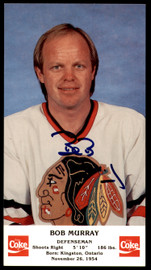 Bob Murray Autographed 3.5x6.5 Photo Chicago Blackhawks SKU #252042