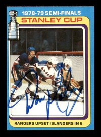 Don Maloney Autographed 1979-80 Topps Card #82 New York Rangers SKU #251292