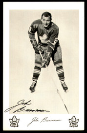 John Brenneman Autographed 3.5x5.5 Photo Toronto Maple Leafs SKU #252078