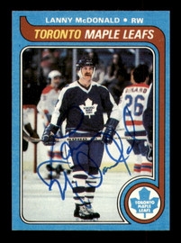 Lanny McDonald Autographed 1979-80 Topps Card #153 Toronto Maple Leafs SKU #251320