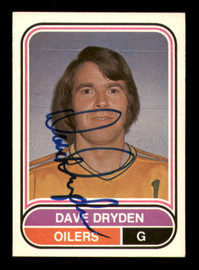 Dave Dryden Autographed 1975-76 O-Pee-Chee WHA Card #104 Edmonton Oilers SKU #251846