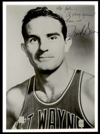 Frank Brian Autographed 5x7 Photo Fort Wayne Pistons "To John" SKU #252122
