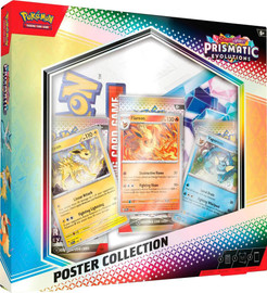 Pokemon Scarlet & Violet Prismatic Evolutions Poster Collection Box Stock #252375