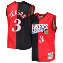Mitchell & Ness Men's Hardwood Classics 2000-01 Split Jersey (Size 2XL)
