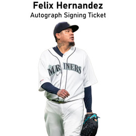 Autograph Ticket For Felix Hernandez Signing on Thursday, August 7th at 7:00 PM (Alongside Edgar Martinez Signing!) Autograph Ticket For Felix Hernandez Signing on Thursday, August 7th at 7:00 PM (Alongside Edgar Martinez Signing!)