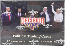 Decision 2024 Political Trading Cards Factory Sealed Box Stock #252406