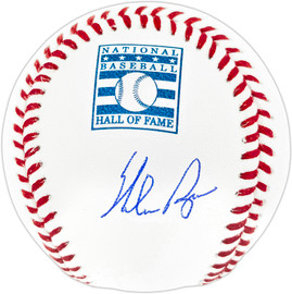 Nolan Ryan Autographed Official Hall of Fame HOF Logo Baseball Texas Rangers Beckett BAS QR Stock #252453 Nolan Ryan Autographed Official Hall of Fame HOF Logo Baseball Texas Rangers Beckett BAS QR Stock #252453
