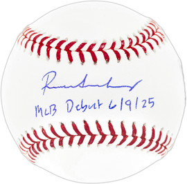 Roman Anthony Autographed Official MLB Baseball Boston Red Sox "MLB Debut 6/9/25" Fanatics & MLB Holo Stock #252788 Roman Anthony Autographed Official MLB Baseball Boston Red Sox "MLB Debut 6/9/25" Fanatics & MLB Holo Stock #252788