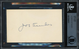 Joe Tinker Autographed 3x5 Index Card Chicago Cubs Auto Grade Gem Mint 10 Beckett BAS #13264815 Joe Tinker Autographed 3x5 Index Card Chicago Cubs Auto Grade Gem Mint 10 Beckett BAS #13264815
