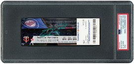 Julio Rodriguez Autographed 2022 MLB Debut Rookie Full Ticket Seattle Mariners PSA 10 April 8th, 2022 PSA/DNA Stock #253244 Julio Rodriguez Autographed 2022 MLB Debut Rookie Full Ticket Seattle Mariners PSA 10 April 8th, 2022 PSA/DNA Stock #253244