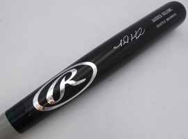 Jarred Kelenic Autographed Rawlings Bat Seattle Mariners, Atlanta Braves Beckett BAS Witness #WL45049