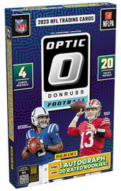 2023 Panini Donruss Optic Football Hobby Box Stock #253303 2023 Panini Donruss Optic Football Hobby Box Stock #253303
