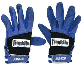 Ken Griffey Jr. Dual Autographed Circa 1990 Era Game Used Franklin 'Junior' Batting Gloves Seattle Mariners Beckett BAS Witness #3W342003 & #3W342004 Ken Griffey Jr. Dual Autographed Circa 1990 Era Game Used Franklin 'Junior' Batting Gloves Seattle Mariners Beckett BAS Witness #3W342003 & #3W342004