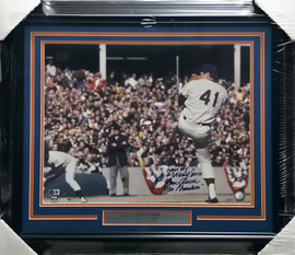 Tom Seaver Autographed Framed 16x20 Photo New York Mets Game #4 '69 World Series "The Franchise" Beckett BAS QR #BS30404 Tom Seaver Autographed Framed 16x20 Photo New York Mets Game #4 '69 World Series "The Franchise" Beckett BAS QR #BS30404